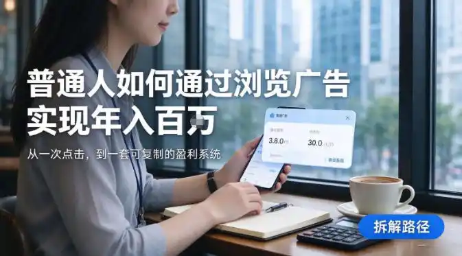 2026最新技术,24小时全自动浏览广告,全网独家项目,单台设备日入200+新手小白可快速上手,支持实地学习实地考察【揭秘】