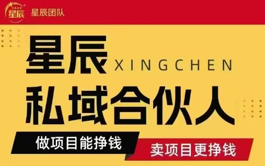 全网首发星辰私域项目合集，最新实操玩法，短期快速实现变现-二当家网创资源站