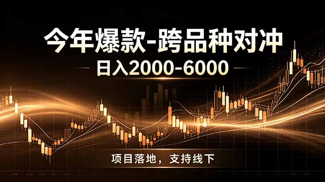 全新跨品种对冲模式上线！日稳定盈利 2000-6000，合规长久可批量放大-二当家网创资源站