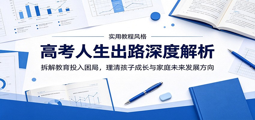 高考人生出路深度解析:拆解教育投入困局,理清孩子成长与家庭未来发展方向-二当家网创资源站