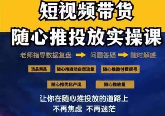 2024好物分享随心推投放实操课,随心推撬动自然流量/微付费起号/优化产出-二当家网创资源站