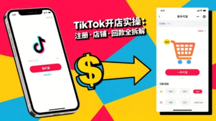 TikTok从开店到投流的进阶课，从基础实操到高阶技巧一网打尽-二当家网创资源站