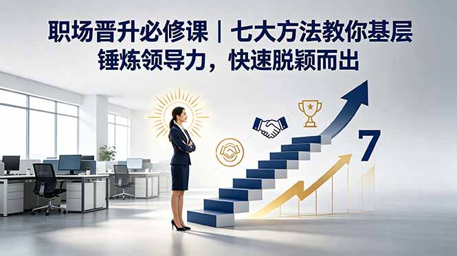 付费文章：职场晋升必修课｜七大方法教你基层锤炼领导力，快速脱颖而出-二当家网创资源站