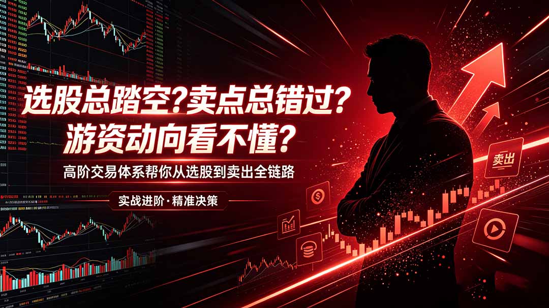 选股总踏空？卖点总错过？游资动向看不懂？高阶交易体系帮你从选股到卖出全链路(更新6月-二当家网创资源站