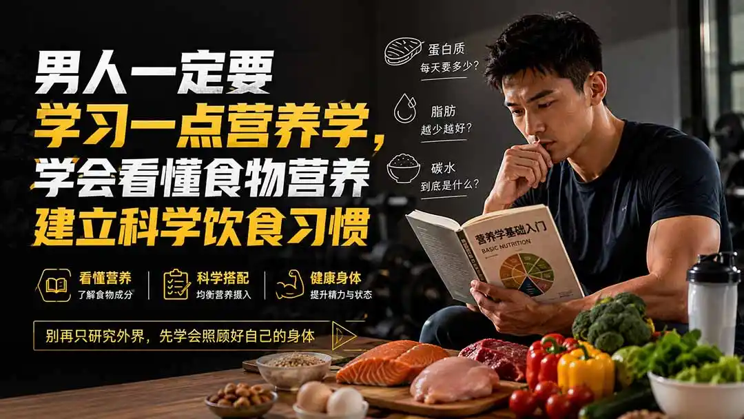 付费文章：男人一定要学习一点营养学，学会看懂食物营养建立科学饮食习惯-二当家网创资源站