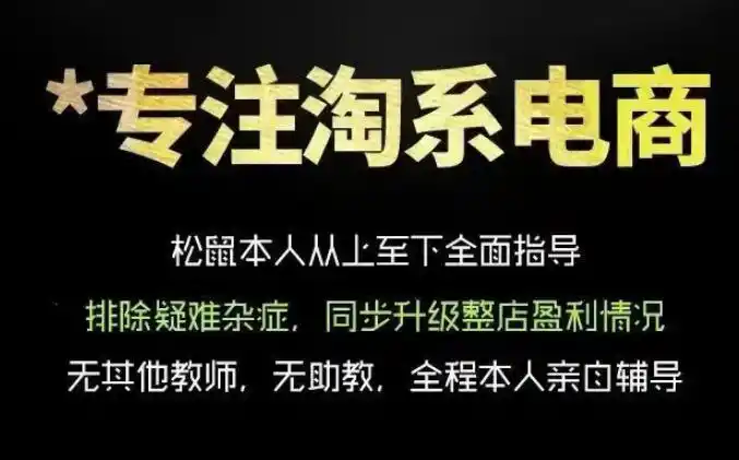 松鼠会电商VIP课程,从基础布局到高阶优化,助你掌握淘宝运营逻辑,提升店铺流量与转化(更新0815)-二当家网创资源站