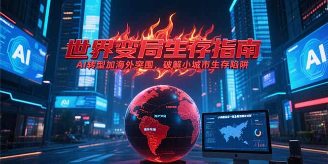 付费文章《世界变局生存指南，AI转型加海外突围，破解小城市生存陷阱》-二当家网创资源站