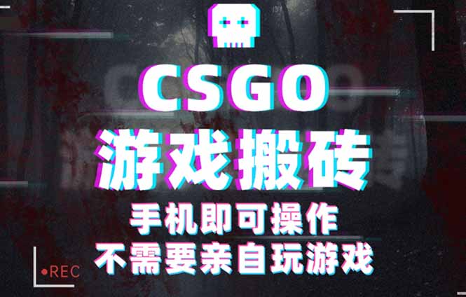 CSGO游戏挂机捡漏,单日扫货500+,年底小高峰上车可吃肉,手机即可操作…-二当家网创资源站
