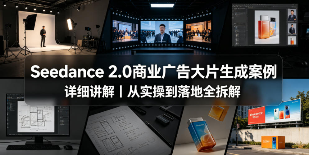 Seedance 2.0商业广告大片生成案例详细讲解｜从实操到落地全拆解-二当家网创资源站