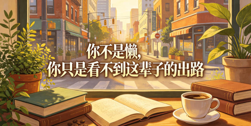 付费文章：你不是懒，你只是看不到这辈子的出路-二当家网创资源站