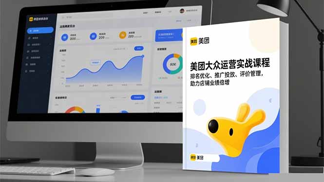 美团大众运营实战课程，排名优化、推广投放、评价管理，助力店铺业绩倍增-二当家网创资源站