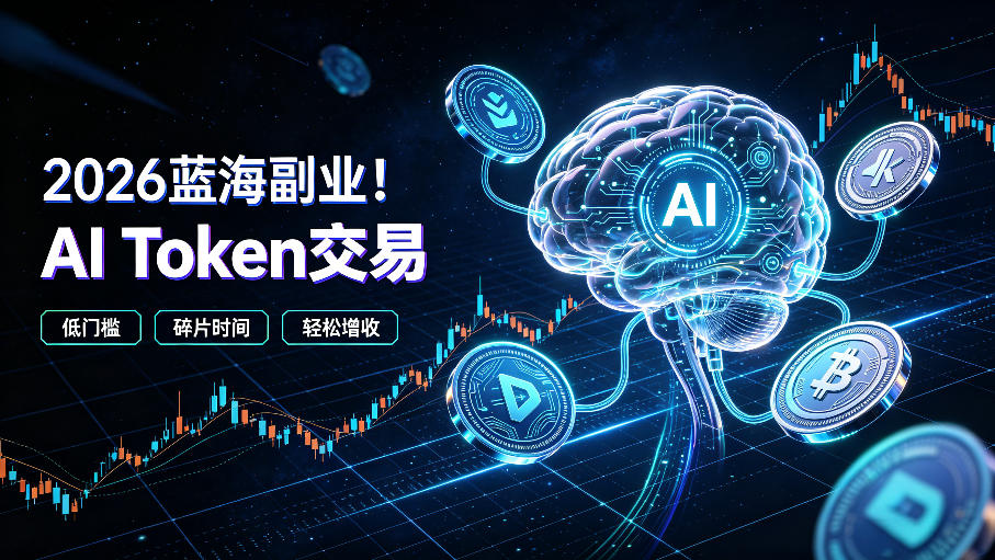 2026全新风口副业｜AI智能Token交易，空闲时间轻松 賺 收益，无需全天盯盘【揭秘】-二当家网创资源站