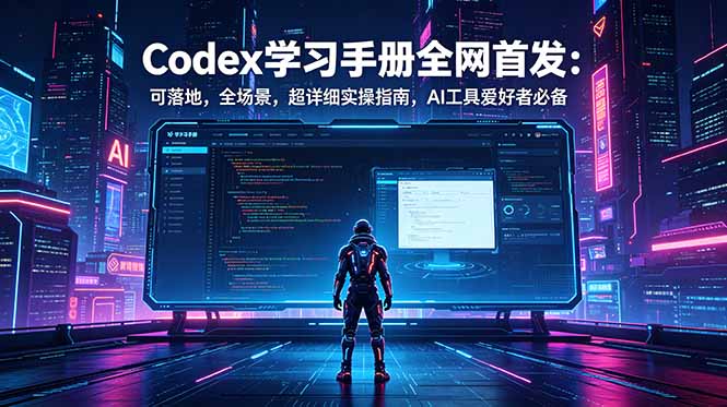 Codex学习手册全网首发:可落地,全场景,超详细实操指南,AI工具爱好者必备-二当家网创资源站