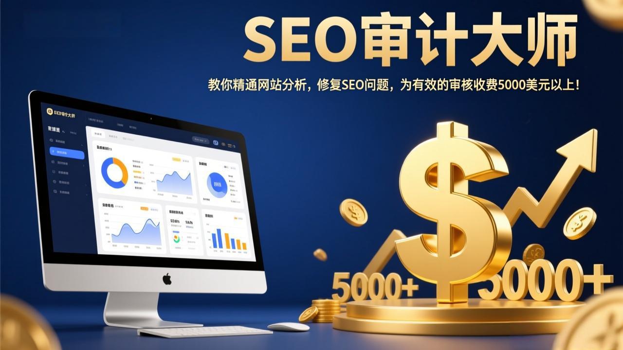 SEO审计大师:教你精通网站分析,修复SEO问题,为有效的审核收费5000美元以上!-二当家网创资源站