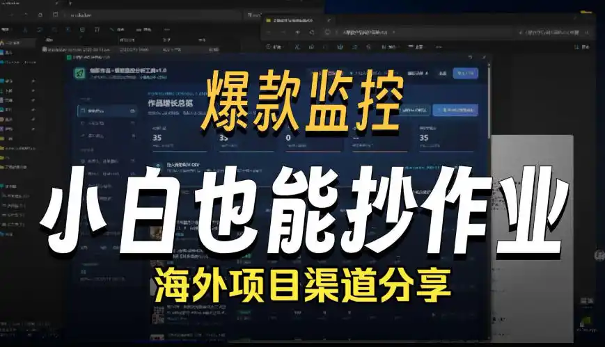 抖音爆款数据监控工具_海外网盘拉新渠道-二当家网创资源站