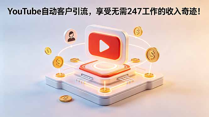YouTube 自动客户引流，享受无需 247 工作的收入奇迹！【原创双语字幕】-二当家网创资源站
