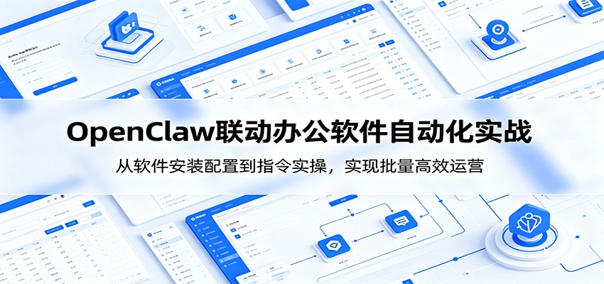 OpenClaw自动化实操课:从软件安装配置到指令实操,实现批量高效运营-二当家网创资源站