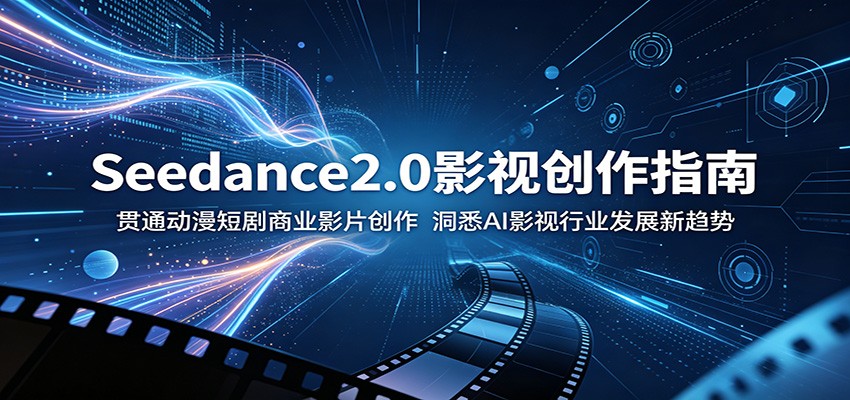 Seedance2.0影视创作指南:贯通动漫短剧商业影片创作,洞悉AI影视行业发展新趋势-二当家网创资源站