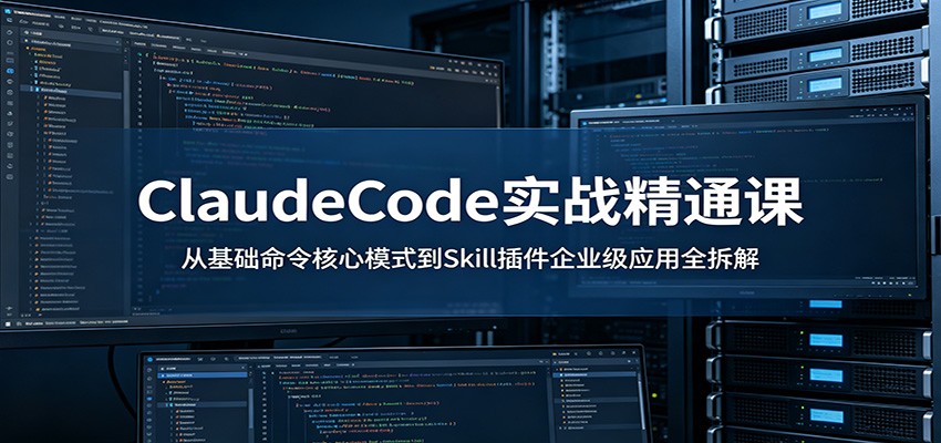 ClaudeCode实战精通课：从基础命令核心模式到Skill插件企业级应用全拆解-二当家网创资源站