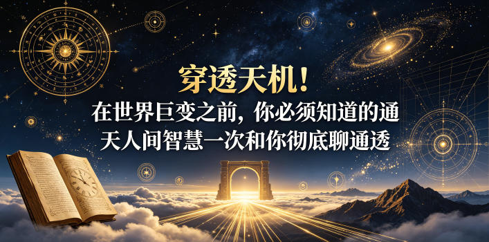 付费文章：穿透天机！在世界巨变之前，你必须知道的通天人间智慧一次和你彻底聊通透-二当家网创资源站