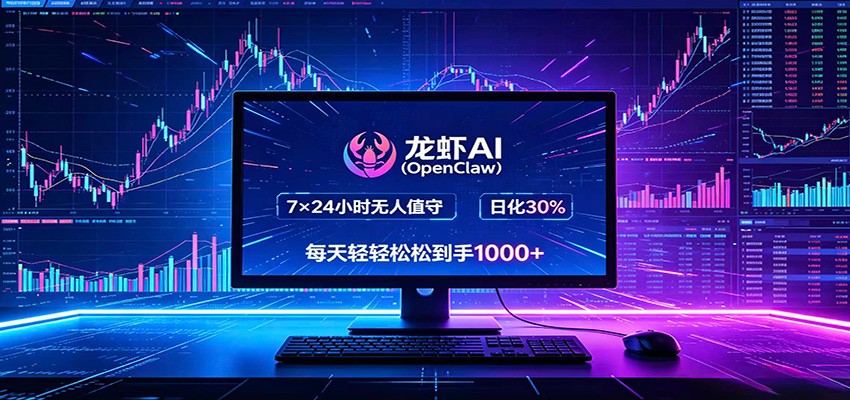 龙虾AI(OpenClaw)全自动挂机，智能操控电脑高效执行任务，每天轻松到手四位数-二当家网创资源站