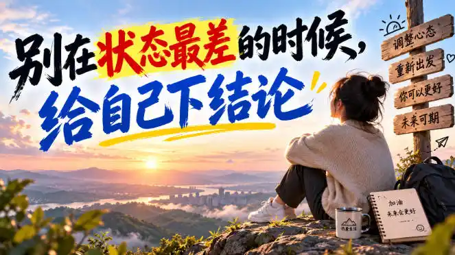 某公众号付费文章:别在状态最差的时候,给自己下结论-二当家网创资源站
