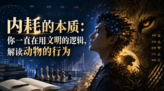 付费文章:内耗的本质:你一直在用文明的逻辑,解读动物的行为-二当家网创资源站