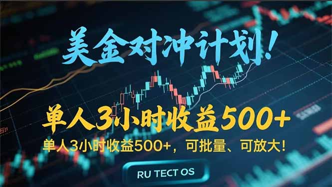 长久稳定的撸美金项目，平均3小时收入 500+，可公司实地考察实地操作！-二当家网创资源站