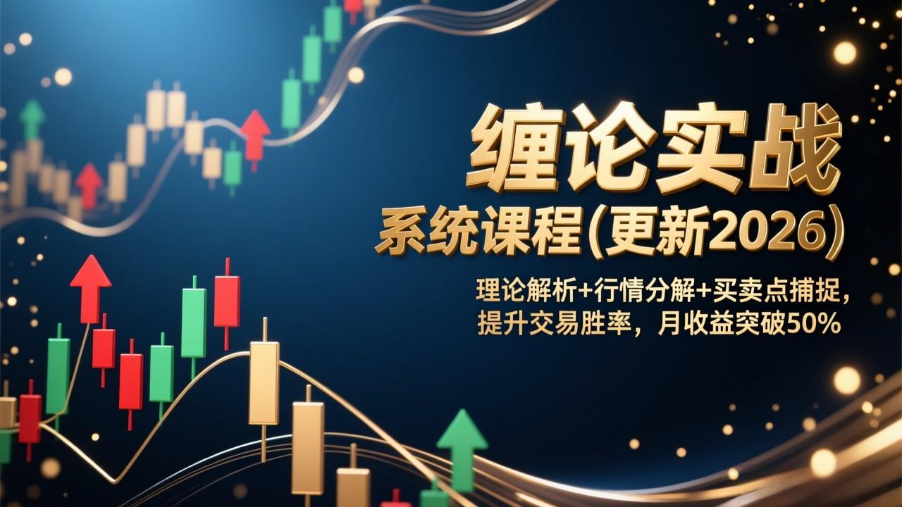 缠论实战系统课程(更新2026-二当家网创资源站