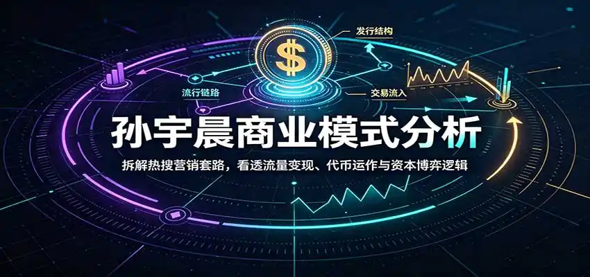 孙宇晨商业模式分析:拆解热搜营销套路,看透流量变现、代币运作与资本博弈逻辑-二当家网创资源站