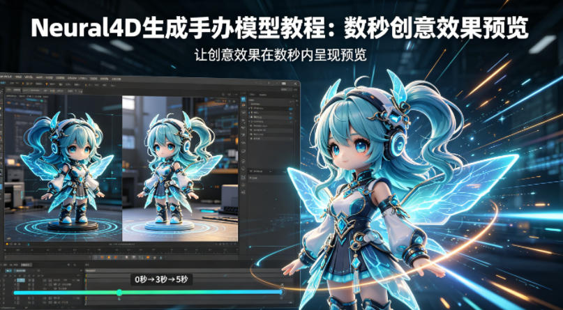 Neural4D生成手办模型教程，让创意效果在数秒内呈现预览-二当家网创资源站