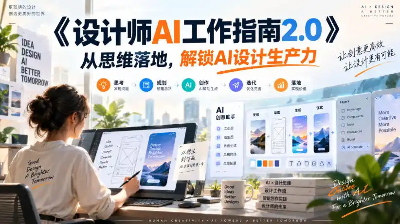 《设计师AI工作指南2.0》从思维落地-无水印，解锁AI设计生产力-二当家网创资源站