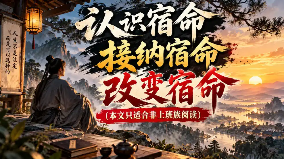 某公众号付费文章:认识宿命,接纳宿命,改变宿命(本文只适合非上班族阅读)-二当家网创资源站