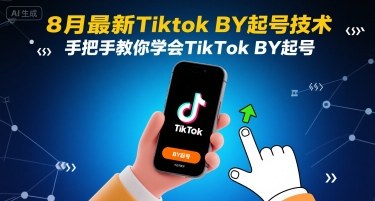 8月最新Tiktok搬运起号技术，手把手教你学会TikTok搬运起号-二当家网创资源站