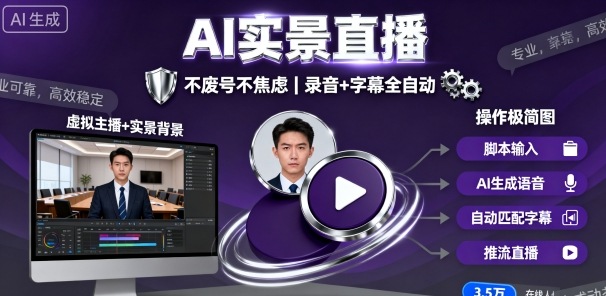 宝子哥9月20日线下课，AI实景直播，不废号不焦虑(录音+字幕)-二当家网创资源站