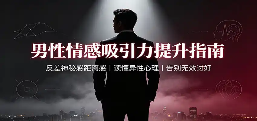 男性情感吸引力提升指南:反差神秘感距离感,读懂异性心理,告别无效讨好-二当家网创资源站