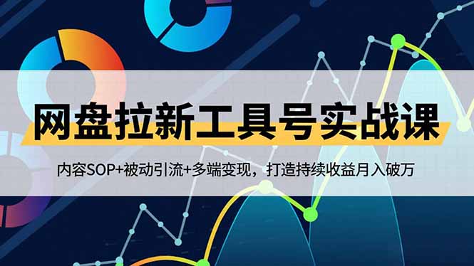 网盘拉新工具号实战课，内容SOP+被动引流+多端变现，打造持续收益月入破万-二当家网创资源站