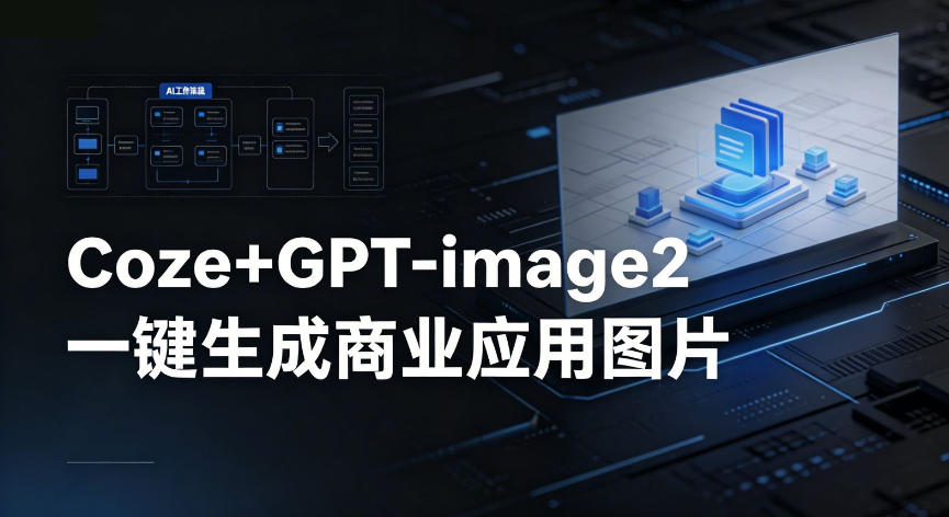 【Coze工作流搭建实操教程】coze+GPT-image2一键生成商业应用图片，全流程保姆级教学-二当家网创资源站