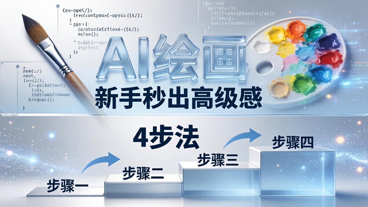 AI绘画入门别再硬磕了！即梦4步法：万能提示词公式+BRTR框架，新手秒出高级感-二当家网创资源站
