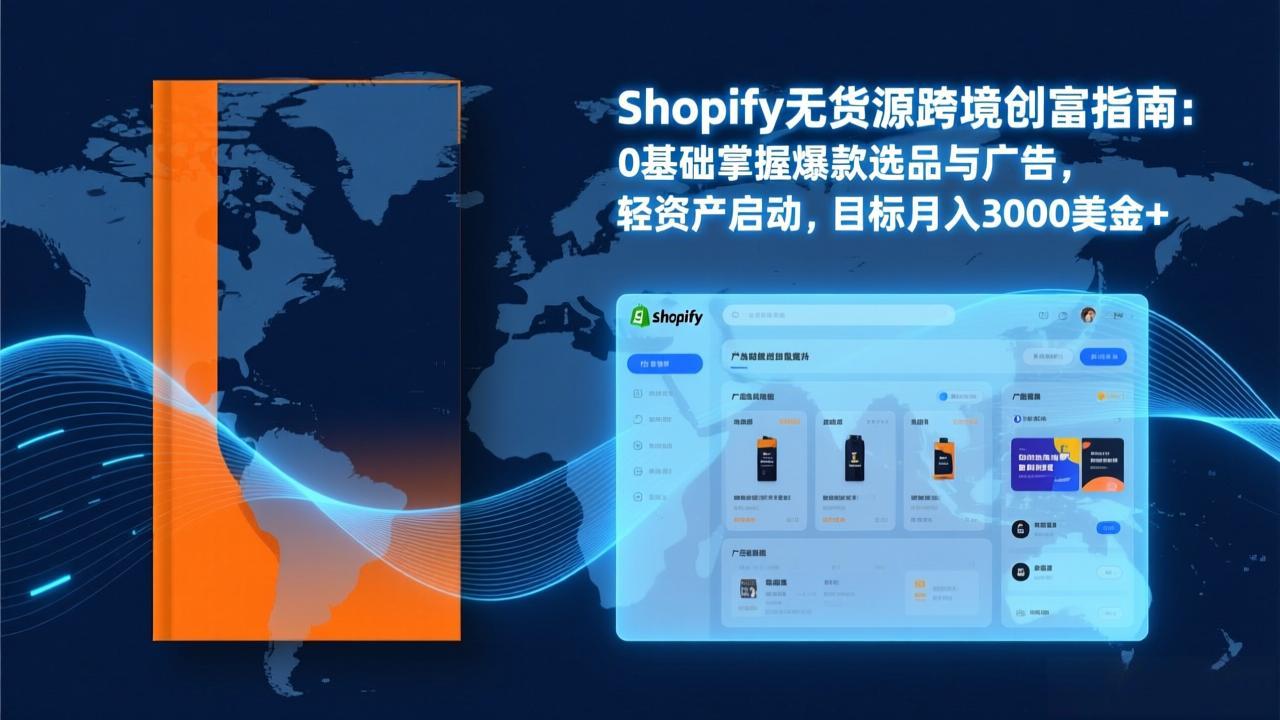 Shopify爆款打法实战：从选品到广告投放，复制爆款模型，驱动独立站月销售额破万刀-二当家网创资源站