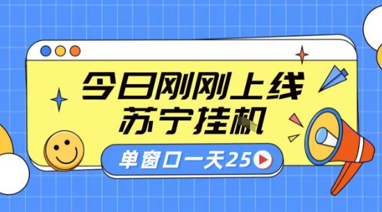 苏宁全自动采集挂G项目 稳定可批量 单窗口收益30+ 附教程【揭秘】-二当家网创资源站