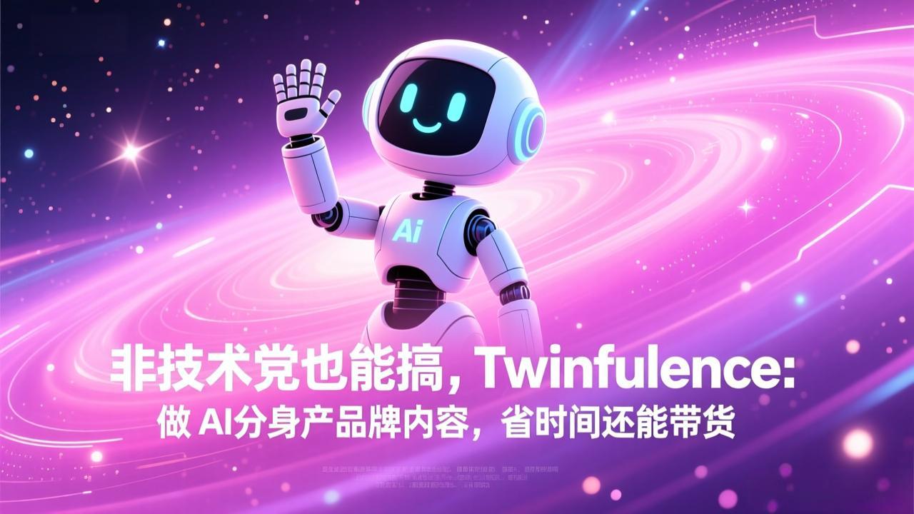 非技术党也能搞!Twinfluence:做 AI 分身产品牌内容,省时间还能带货-二当家网创资源站