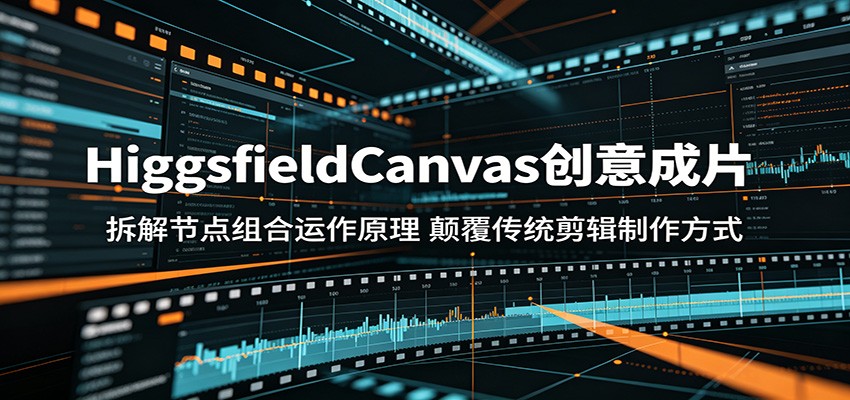 HiggsfieldCanvas创意成片：拆解节点组合运作原理，颠覆传统剪辑制作方式-二当家网创资源站