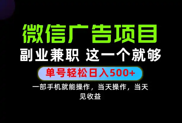 错过就亏大了！一部手机也能轻松日入500+，每天十几分钟就够了，长期稳定可做的手机副业!【揭秘】-二当家网创资源站