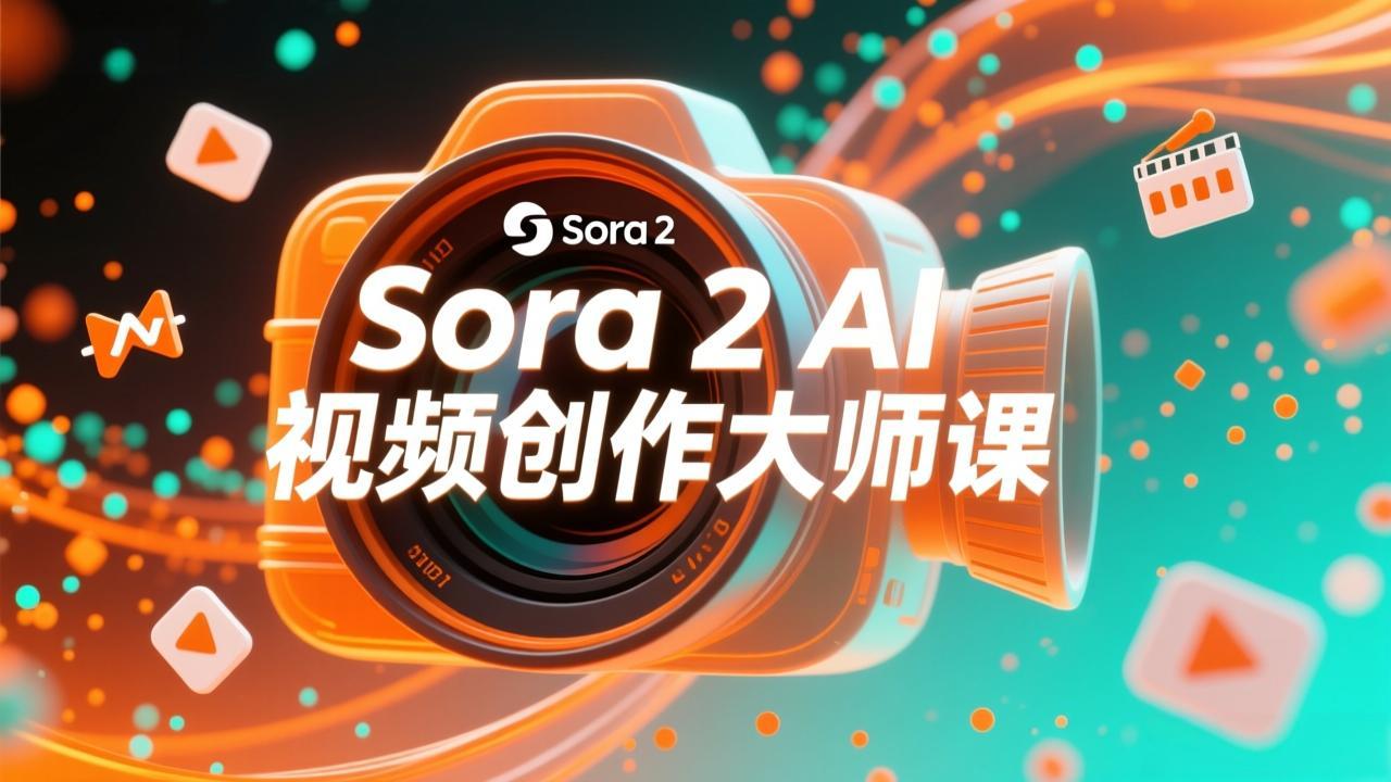 如何利用Sora 2创建流行AI人工智能视频大师班教程：掌握创作全流程，产出百万播放内容-二当家网创资源站