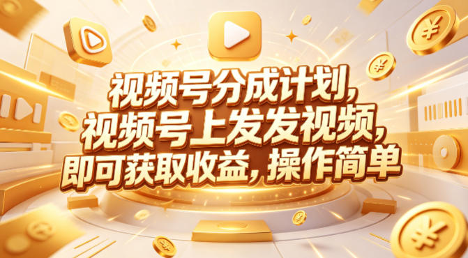 视频号分成计划，599元众筹的Red团队课程，视频号上发发视频，即可获取收益，操作简单-二当家网创资源站