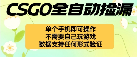 自动挂G捡漏，不用自己挂G不用玩游戏，一个手机即可操作，新手小白轻松月入1W+【揭秘】-二当家网创资源站