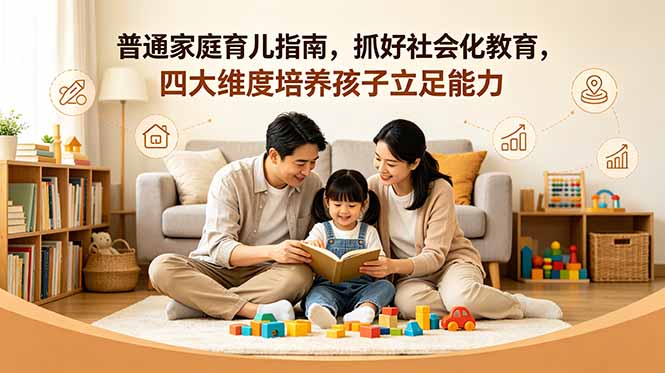 付费文章：普通家庭育儿指南，抓好社会化教育，四大维度培养孩子立足能力-二当家网创资源站