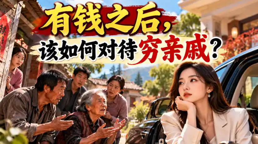 某公众号付费文章:有钱之后,该如何对待穷亲戚?-二当家网创资源站