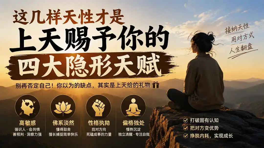 付费文章:这几样天性才是上天赐予你的四大隐形天赋-二当家网创资源站